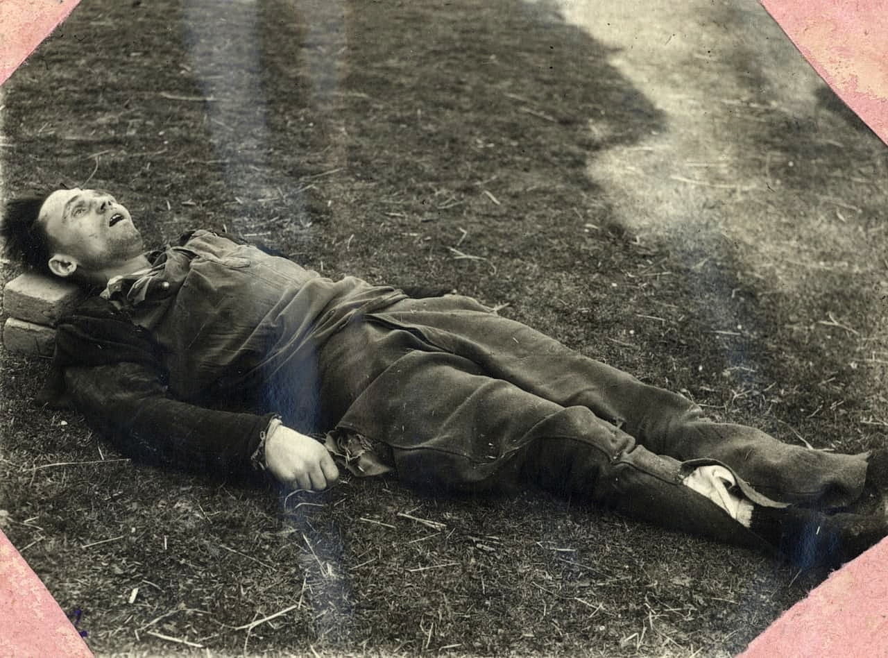 Фото полеглого повстанця "Дзвін"