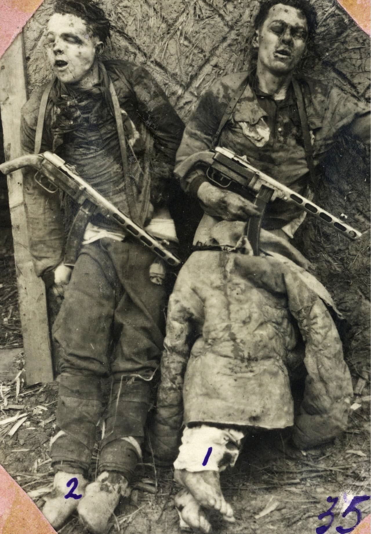 Загиблі повстанці "Комар" та "Ванька"