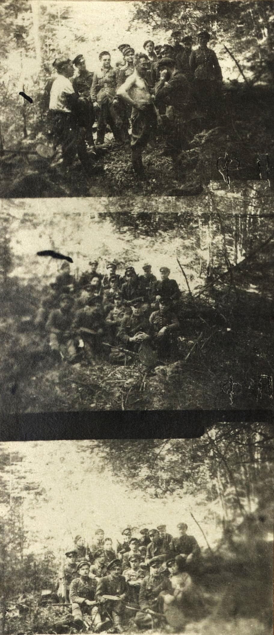 Фото невідомих повстанців